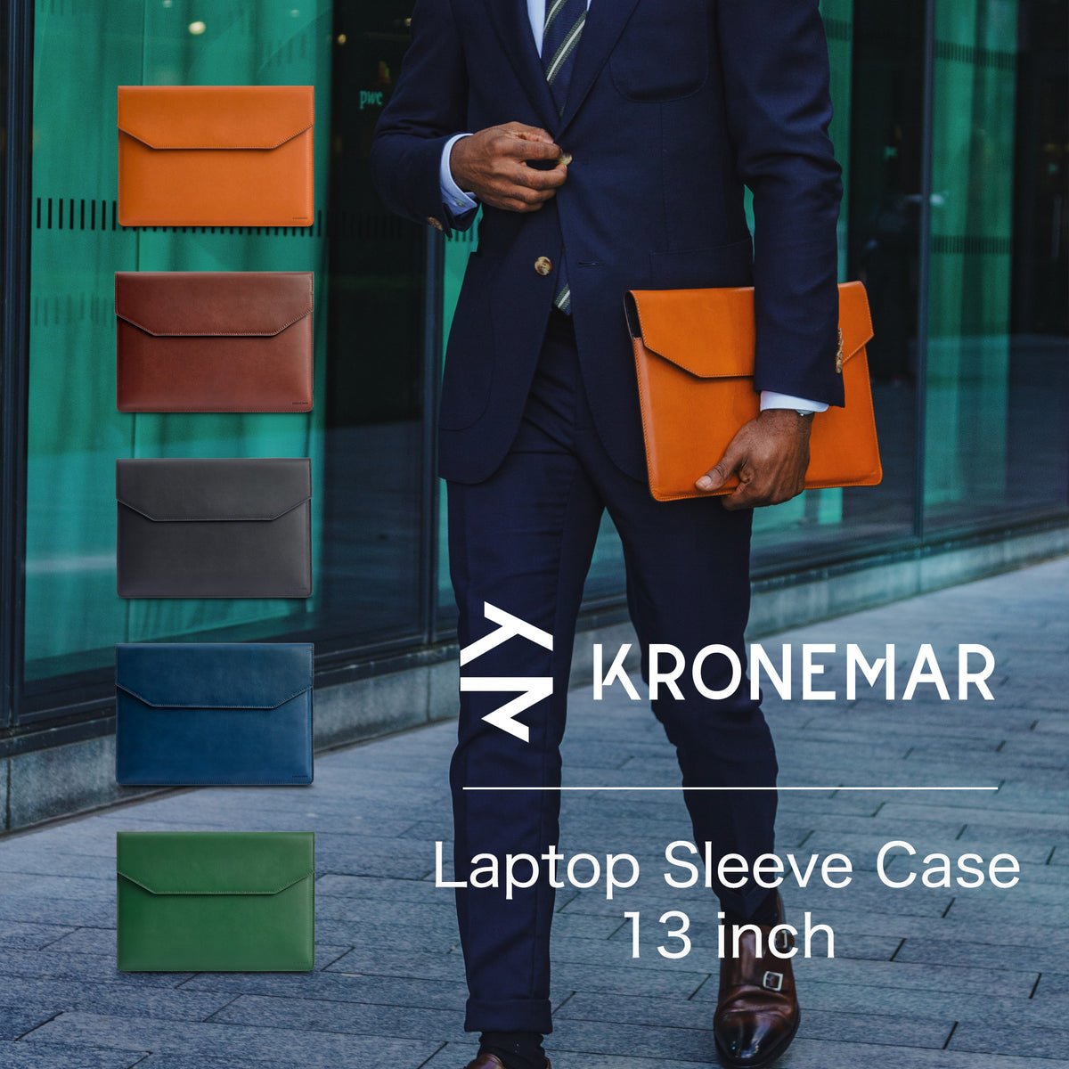 Kronemarレザーラップトップスリーブケース - M1 & M2 MacBook Airと13.3インチ M2 MacBook Pro –  Kronemar Japan